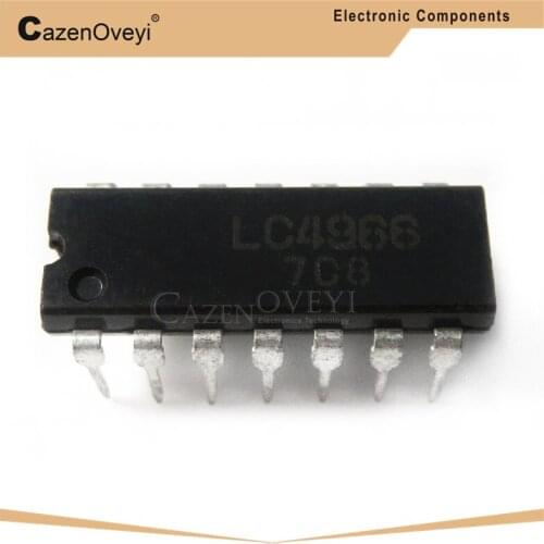 1pcs/lot LC4966 4966 DIP-14 In Stock