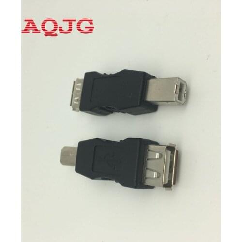 USB Female to USB B Male Connector Cable Adapter Computer Printer Scanner USB-B Adapter Converter USB Plug Socket AQJG