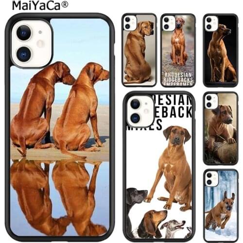 MaiYaCa Rhodesian Ridgeback Dog Phone Case Cover For iPhone 5 SE 6 6s 7 8 plus X XR XS 11 12 pro max Samsung Galaxy S8 S9 S10