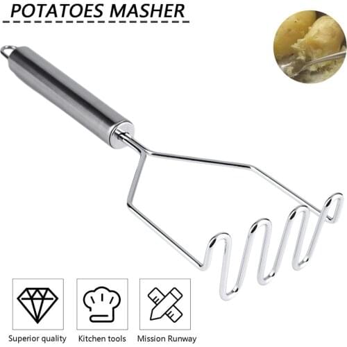 Hot 1pcs potato masher press kitchen gadget cooking mashed potatoes wavy pressure Ricer Kitchen accessories Fruit Vegetable Tool