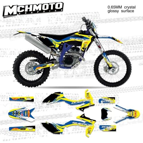 MCHMFG Decal for Sherco SE SEF SER 125 250 300 450 2017 2018 2019 2020 Motorcycle Fairing Sticker Kit