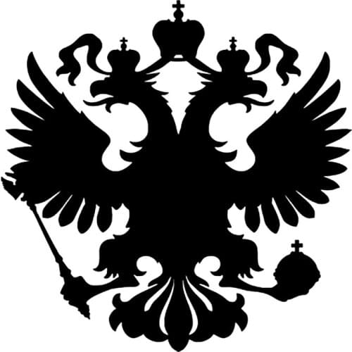 S51657# Car Stickers Vinyl Decal Coat of Arms of the Russian Federation Motorcycle Decorative Accessories Waterproof Decor