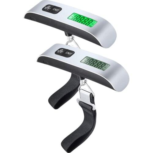 New Sale 110lb/50kg Hand Held Hook Belt Electronic Scale Digital Travel Suitcase Luggage Hanging Scales Weighing Balance #295379