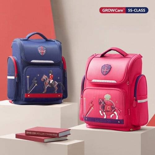 2021 New Knight Horse Schoolbag For Boys Girls, ChildrenS Waterproof Reflective Backpack,Spine-Protective Mochila For Students