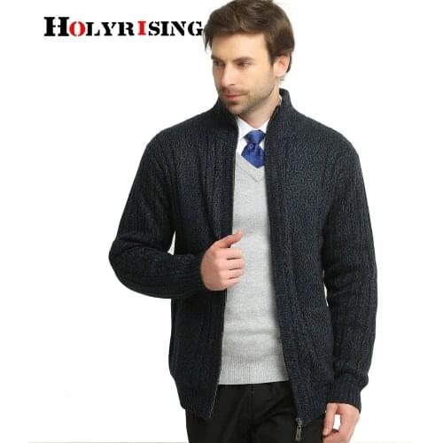 3XL large size thick fleece pullover men cotton top wear with fashion knitted sweater men pull homme jersey hombre