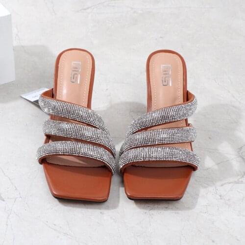 Shoes Slippers Soft Rubber Flip Flops Women Heels Pantofle Glitter Slides Comfort Hawaiian High 2021 Thin Jelly Summer Bling Cry