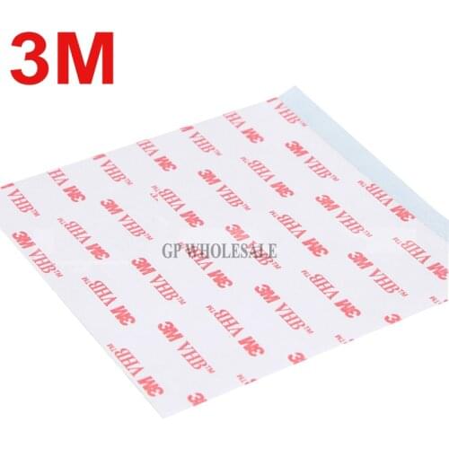 Thin 3M VHB Tape 4914 For LCD/Display and Bezel bonding, White, 0.25mm Thick for indoor and outdoor repair 100mmx100mm 10cmx10cm