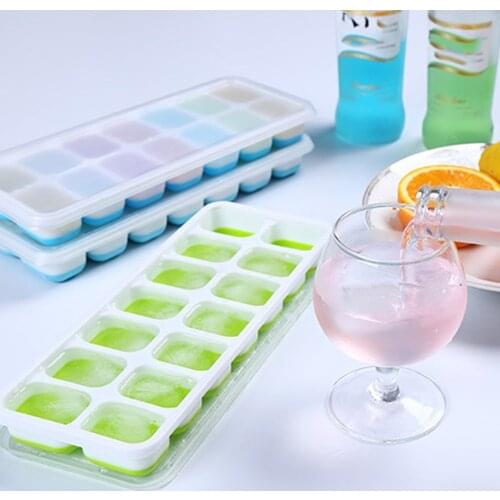 High Quality Ice Cube Tray Silicone Ice Cube Tray Ice Tray Container With Lid Ice Tray Keep Cool Creative Ice Cube Square