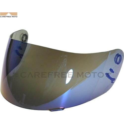1 PCS Blue Motorcycle Helmet Visor Lens Full Face Shield Case for SHOEI CX1-V X11 Raid 2 XR1000 X-Spirit Multitech