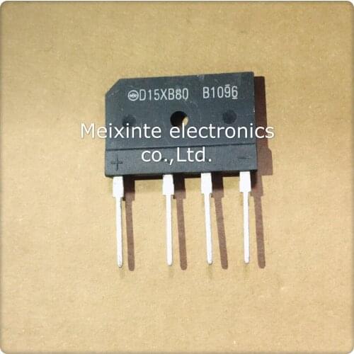 10pcs/lot D15XB80=S15SB80=D15XB60 600V 15A The electromagnetic oven special bridge rectifier flat bridge bridge
