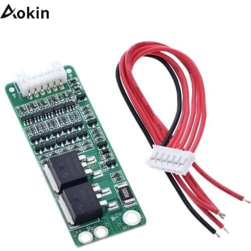 5S 18V 21V 15A 18650 Charger PCB BMS Protection Board Li-ion Lithium Battery Charger Lipo Cell Module with 6-core Wire