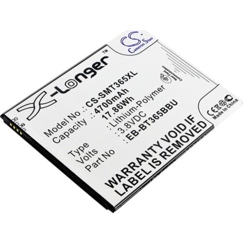 Cameron Sino 4700mah battery for SAMSUNG Galaxy Tab Active 8.0 M-T395C SM-T360 SM-T390N SM-T395 EB-BT365BBE Support With NFC