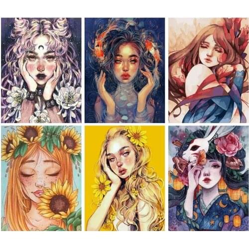 5D Diy Diamond Painting Makeup Beauty Girl Full Drill Embroidery Cross Stitch Mosaic Craft Kits Home Decor Christmas Gift
