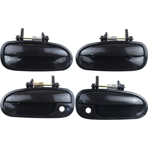 AU05 -4Pcs Car Outside Exterior Door Handle for Honda Civic EK3 1996 1997 1998 1999 2000 (Rear Door Handle&Front Door Handle)