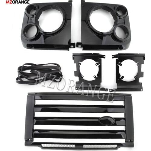 Auto Parts Car Styling Tuing Front Middle ABS Adventure Edition Style Grille For Land Rover Defender 90 110 L316 SVX Vehicle