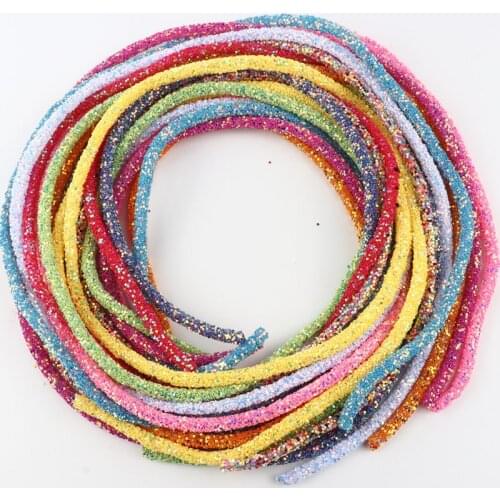 Sequins Rope 6mm Sewing Trim Crystal Motif Strass Hot Fix Shining Resin Rhinestone Tape Applicator Ribbon Jewelry Accessory