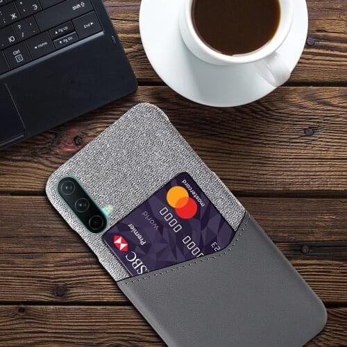 Card Slot Cover Business Case For OnePlus Nord CE N200 5G Coque Luxury PU Leather Funda For One Plus Nord Core Edition 5G Capa