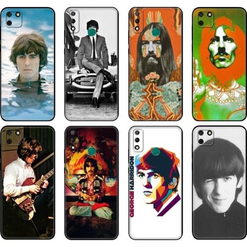 Black tpu Case For Huawei Y9S Y6S Y8S Y5P Y7P Y8P Case For Huawei Y5 lite Prime Y6 2019 Cover George Harrison my favorite Beatle