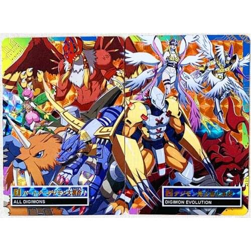 2pcs/set Digimon Digital Monster Toys Hobbies Hobby Collectibles Game Collection Anime Cards