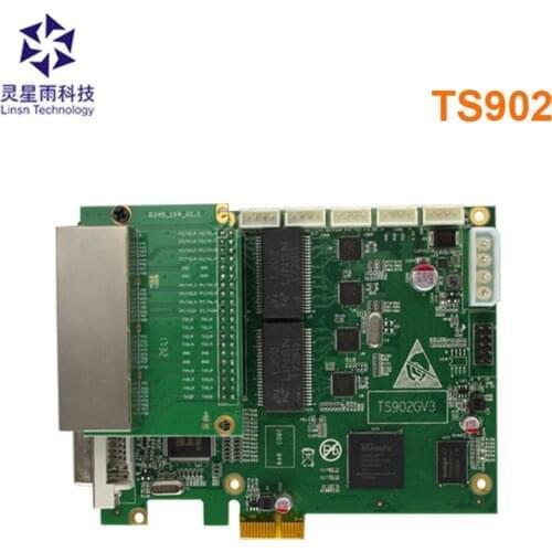Linsn ts902 TS902d control card led sending card 4 ports output sending card work with rv801d rv901 rv801 for giant led screen