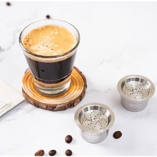 ICafilas Stainless Steel Refillable Reusable Cafissimo Coffee Capsule Cafeteira Filter for Caffitaly & Tchibo Classic Machine