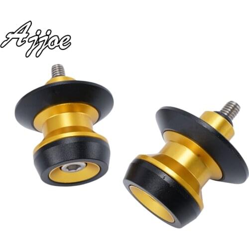 Motorcycle Swingarm Spools Slider M6 For Aprilia Tuono R 2009-2020 Tuono V4R 2012-2017 RSV1000 Mille RSV1000 Mille R