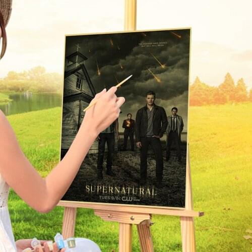 Supernatural Coloring By Numbers Painting Package Oil Paints 40*50 Boards By Numbers Home Decoration Children Drawing