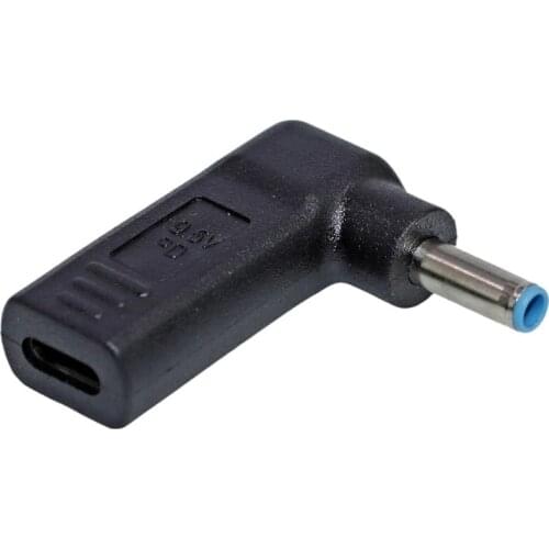 Type-C female to 4.5*3.0 small round port PD Fast Charging Cable supply suitable for HP computer fast charging 4.5*3.0mm