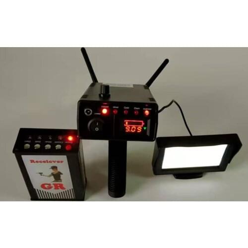 Treasure hunt, underground metal detectors search for gold and silver diamond, AKS three-dimensional metal detectors