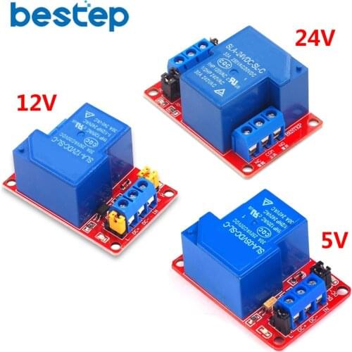 DC 5V 12V 24V 30A High Power 1 Channel Relay Module With Optocoupler H/L Level Triger for Arduino Mega AVR PIC DSP ARM