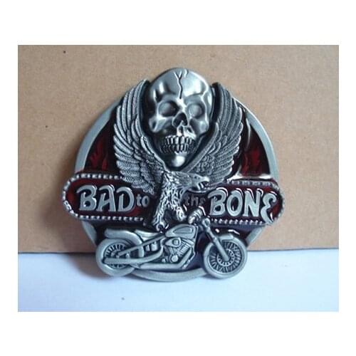 Skull buckle SW-B09 Wholesale brand new skull belt buckle free shipping