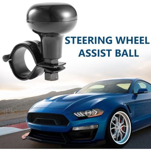 Steering Wheel Metal Assisted Balls Handle Vehicle Steering Wheel Spinner Knob Driving Grip Assist Universal