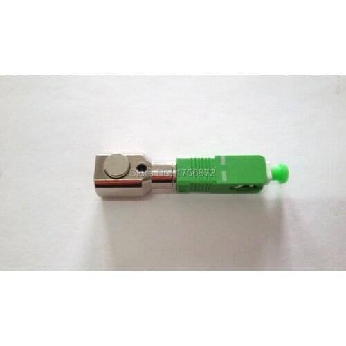 SC Fiber Flange Fiber Round Type SC/APC Bare Fiber Adaptor Round SC APC Bare Fiber Adapter