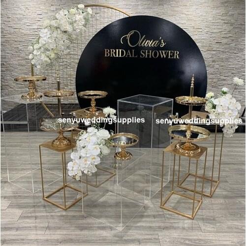 Wedding Display stand Plinth stand Pedestal Wedding Backdrop Decoration senyu2260