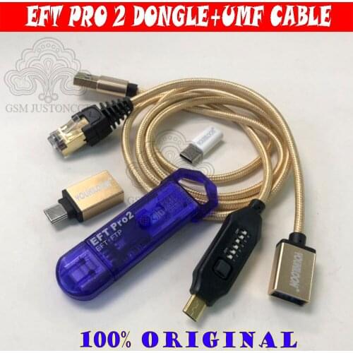 THE NEWEST Original EFT Pro 2 Dongle / EFT + FTP Key 2 IN 1 DONGLE + ( UMF )ALL BOOT CABLE