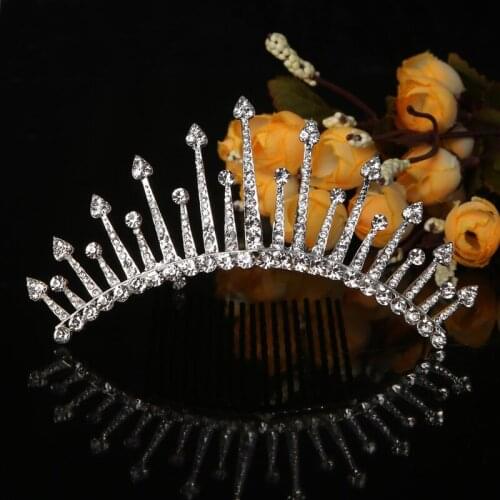 Fascinating Bridal Rhinestones Party Hair Clip Comb Wedding Accessories Diamante