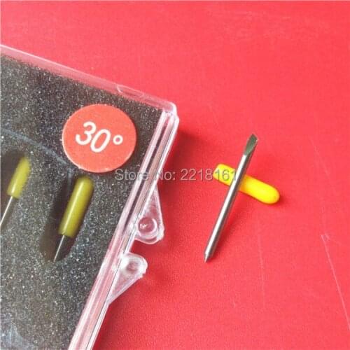 On sale ! 30 degree Mimaki cutting plotter blade for CJV30 CG GCC printers cutter vinyl knife