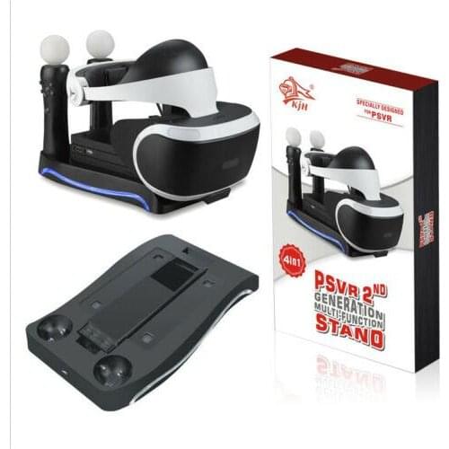 Vertical Stand 4 in1 PS VR 2nd Generation PS4 VR Glasses Connector Storage PS4 VR Charging Station