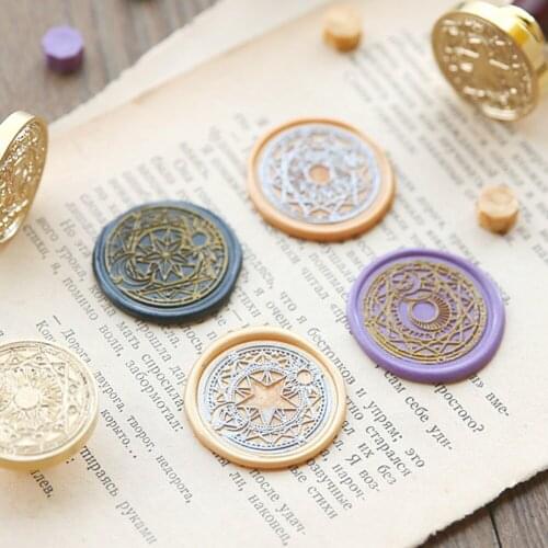 100Pcs Creative Sealing Wax Beads Vintage Octagonal Stamp Wax Tablet Pill for DIY Envelope Wedding Postcard Crafts