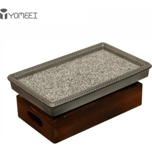 YOMEEI Alcohol BBQ Grill Portable BBQ Grill Non-stick bakeware Outdoor BBQ Stove Picnic Cooking Baking Rack Home Barbecue Tools