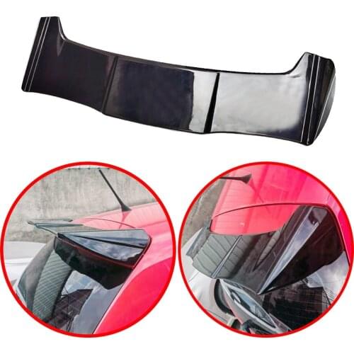 For VW Volkswagen Polo 2011 2012 2013 2014 2015 2016 ABS Roof Wing High Quality Rear Spoiler Glossy Black Or White