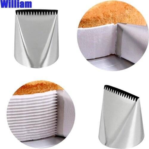 1pcs Extra Large Stainless Cream Cake Nozzle Icing Piping Nozzles Decorating Tools Pastry Tip Fondant Baking Accessories