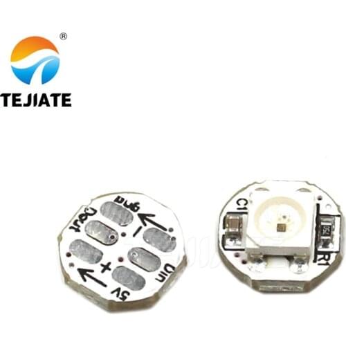 1PCS WS2812B 5050 RGB LED Built In Color Function Drive 1/4/16Bit Magic Light Development Board Module Lattice LED Modular Unit