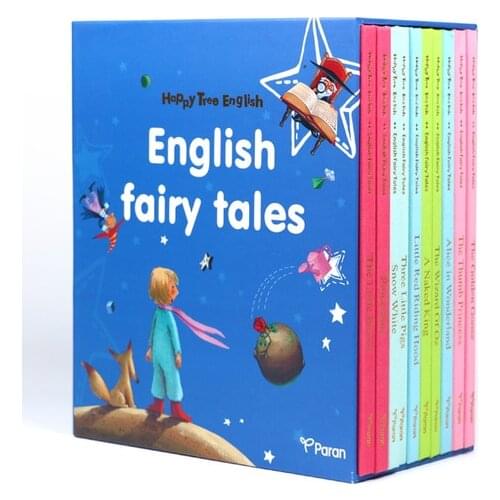 10 Books Christmas gift Happy Tree english English Fairy Tales Stories of world famous works Original English version books