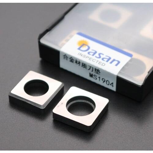 10pcs MT2204 MS1904 CNC Tungsten Carbide Shim MV1603 Lathe Accessories for TNMG SNMG Carbide Insert