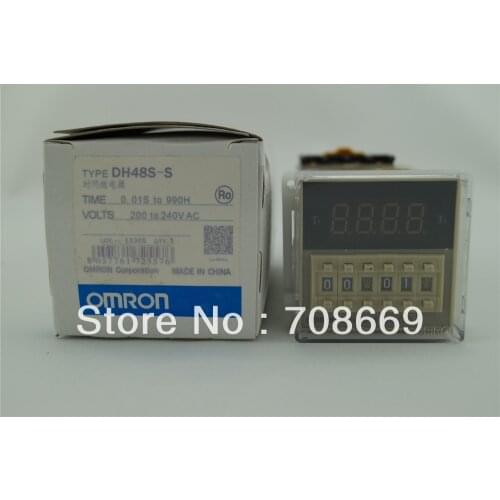 220VAC New Programmable DH48S 2Z Time Delay Relay Counter 0.01S-99H99M