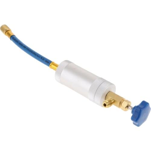 345mm Car A/C AC Oil Dye Injector R134A R12 Injection Tool 2 OZ