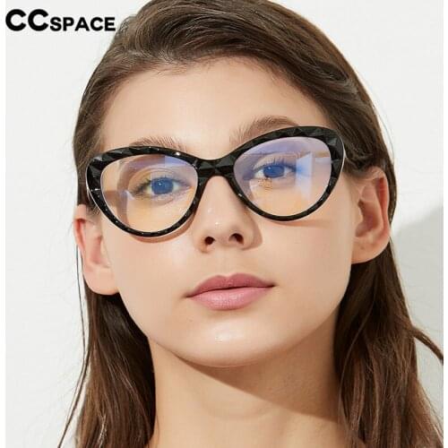 49139 Anti-blue Light Glasses Frames Ultralight Cat Eye Men Women Optical Fashion Computer Glasses