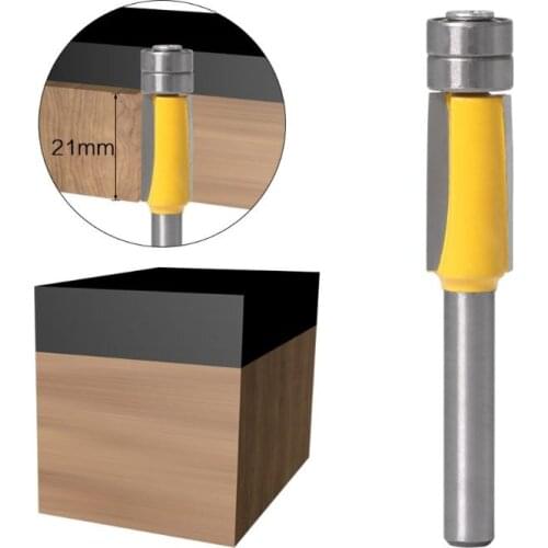 6mm Shank Flush Trim Router Bits Wood Cutting Cutter Rolling Endmill Woodworking