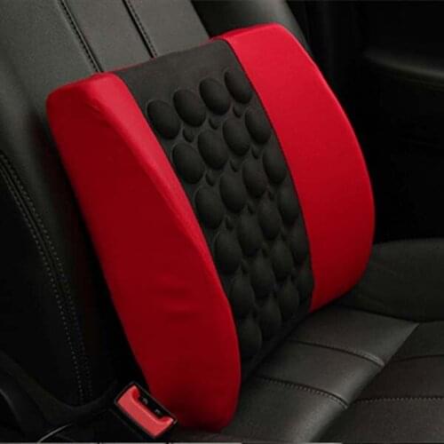Car cushion cushion electric massage waist waist breathable cotton memory driver back waist pillow auto supplies
